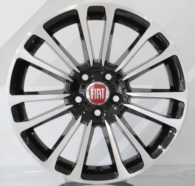 R1 Wheels 16 inç 5*98 ET39 Parlak Siyah Jant Takımı (J-319) - KolayOto