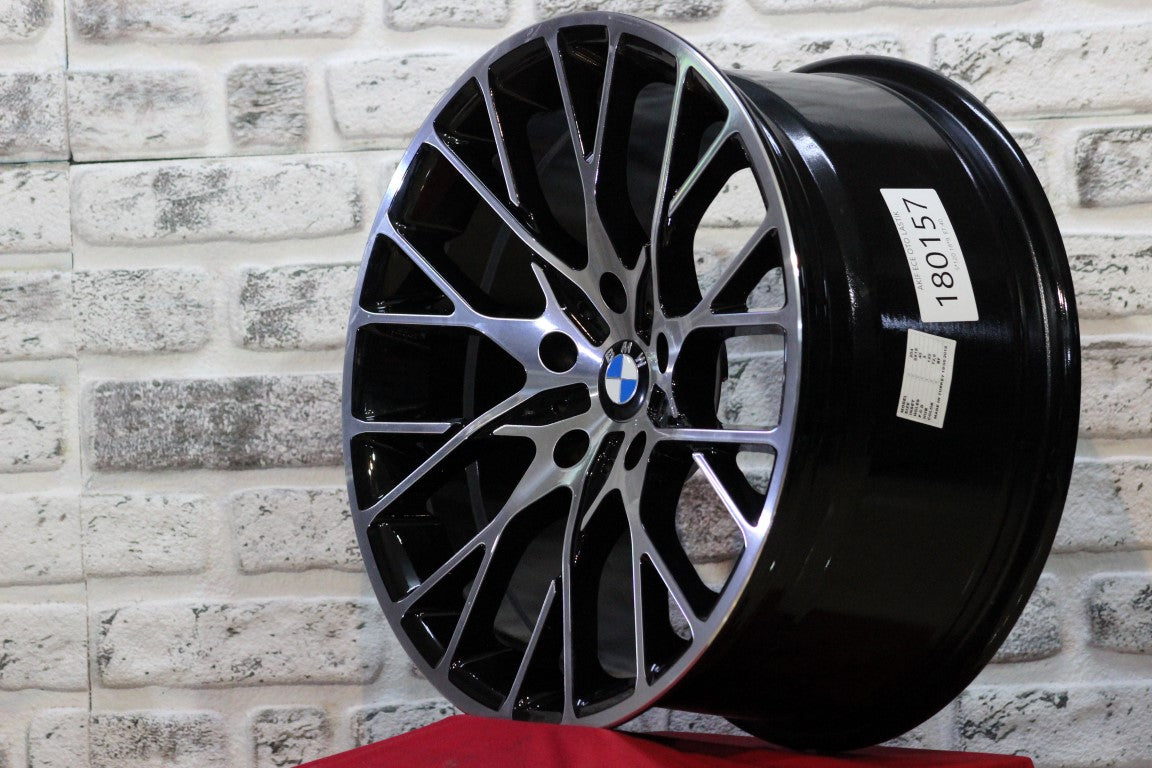 R1 Wheels 18 inç 5*120 ET40 Siyah Jant Takımı (J-1333) - KolayOto