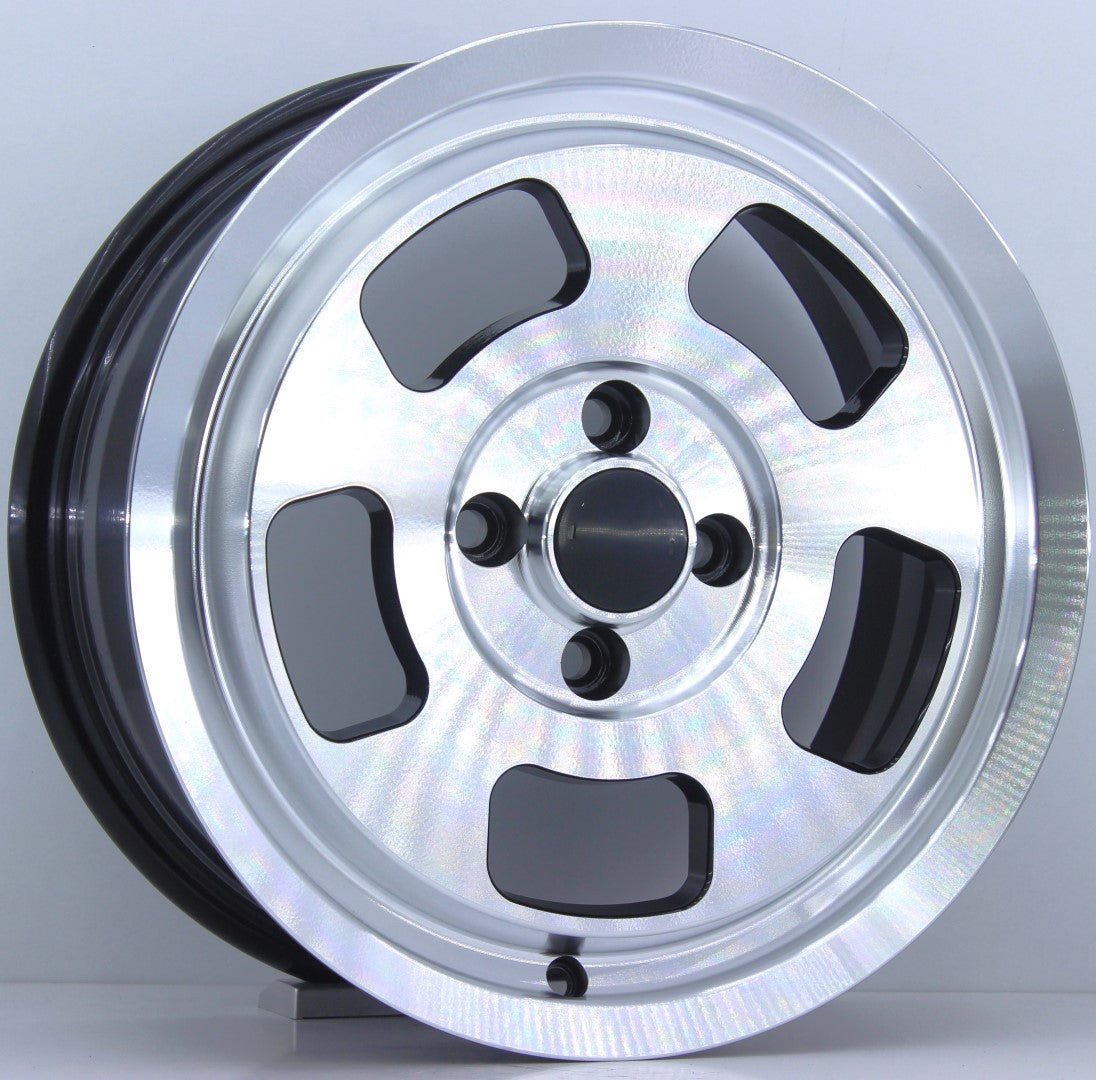 R1 Wheels 15 inç 4*100 ET35 Siyah Jant Takımı (J-2061) - KolayOto