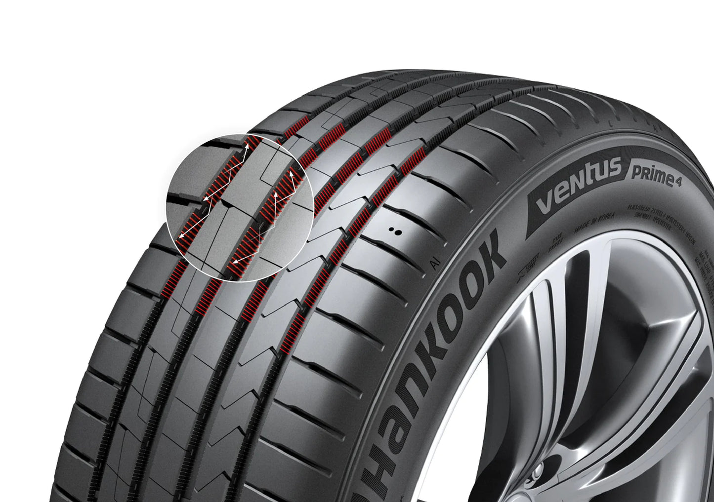 Hankook Ventus Prime4 K135 225/55R17 101W XL - KolayOto