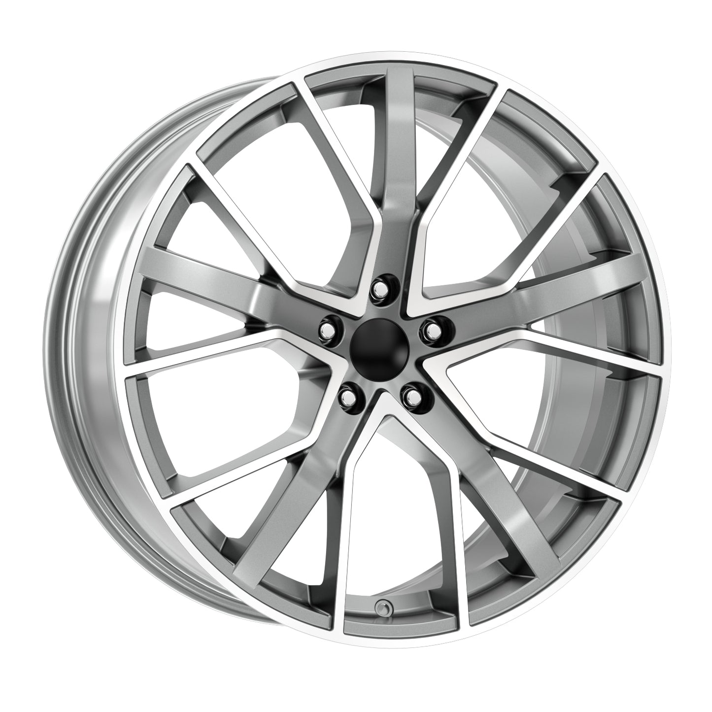 R1 Wheels 19 inç 5*112 ET29 Füme Jant Takımı (J-638) - KolayOto