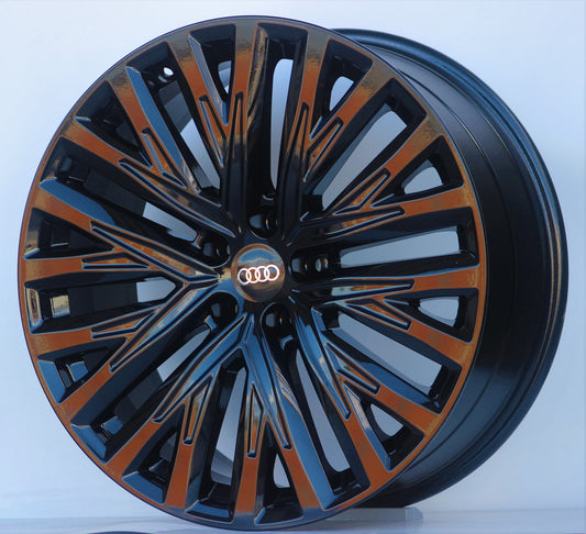 R1 Wheels 20 inç 5*112 ET35 Siyah Jant Takımı (J-823) - KolayOto