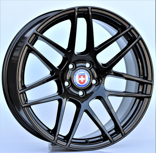 R1 Wheels 19 inç 5*120 ET33 Siyah Jant Takımı (J-1522) - KolayOto