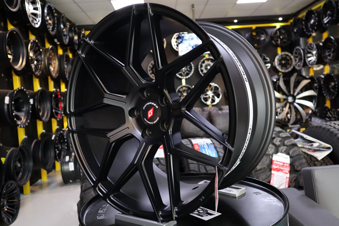 Inforged 20 inç 5*120 ET42 Mat Siyah Jant Takımı (J-1991) - KolayOto