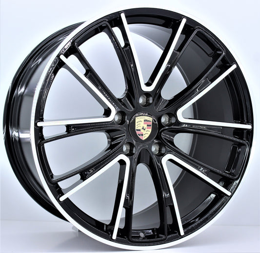 R1 Wheels 21 inç 5*130 ET62 Siyah Jant Takımı (J-1470) - KolayOto