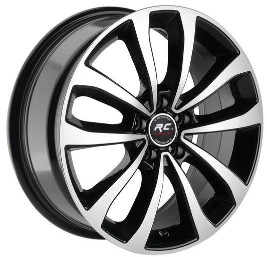 R1 Wheels 16 inç 5*100 ET43 Siyah Jant Takımı (J-968) - KolayOto