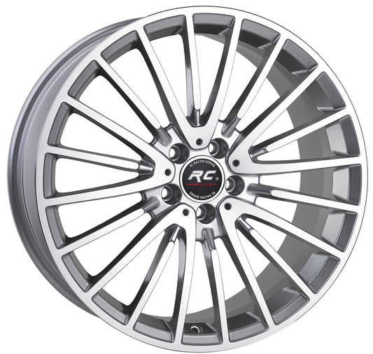 R1 Wheels 21 inç 5*112 ET48 Metalik Gri Jant Takımı (J-1100) - KolayOto