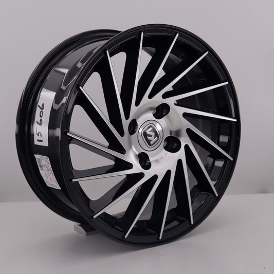 R1 Wheels 15 inç 4*100 ET34 Parlak Siyah Jant Takımı (J-291) - KolayOto