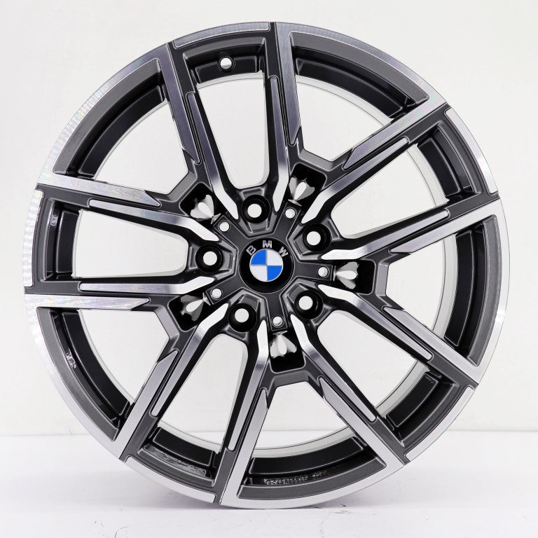 R1 Wheels 18 inç 5*112 ET37 Füme Jant Takımı (J-1185) - KolayOto