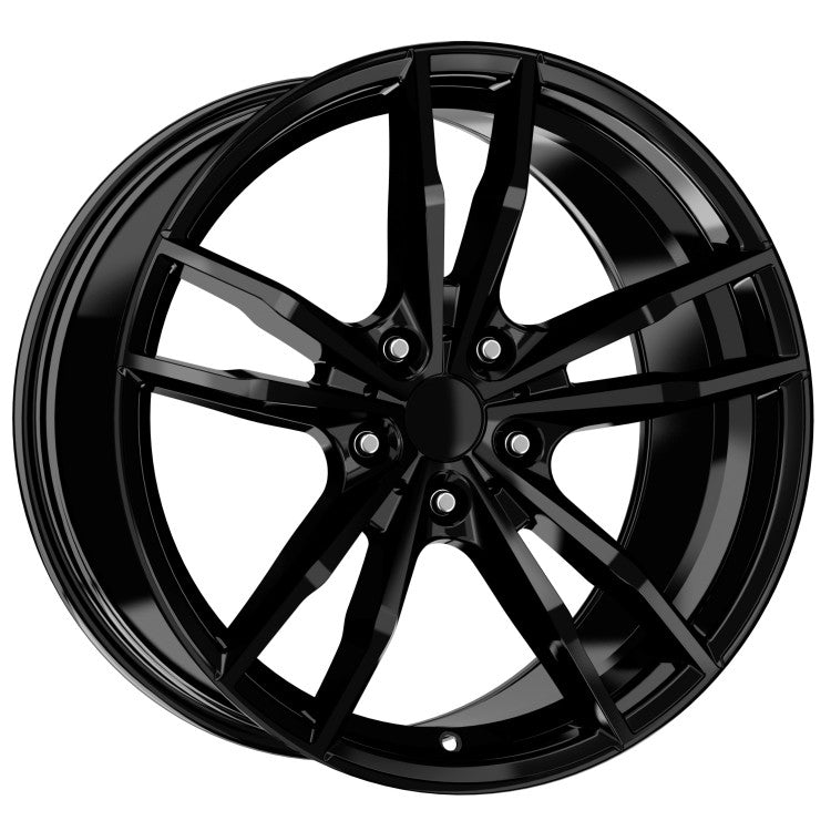 R1 Wheels 19 inç 5*112 ET37 Parlak Siyah Jant Takımı (J-3520)
