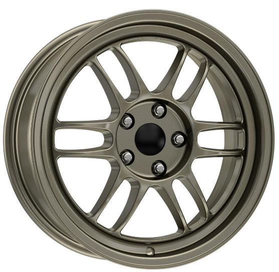 R1 Wheels 17 inç 4*100 ET35 Bronz Jant Takımı (J-3371) - KolayOto