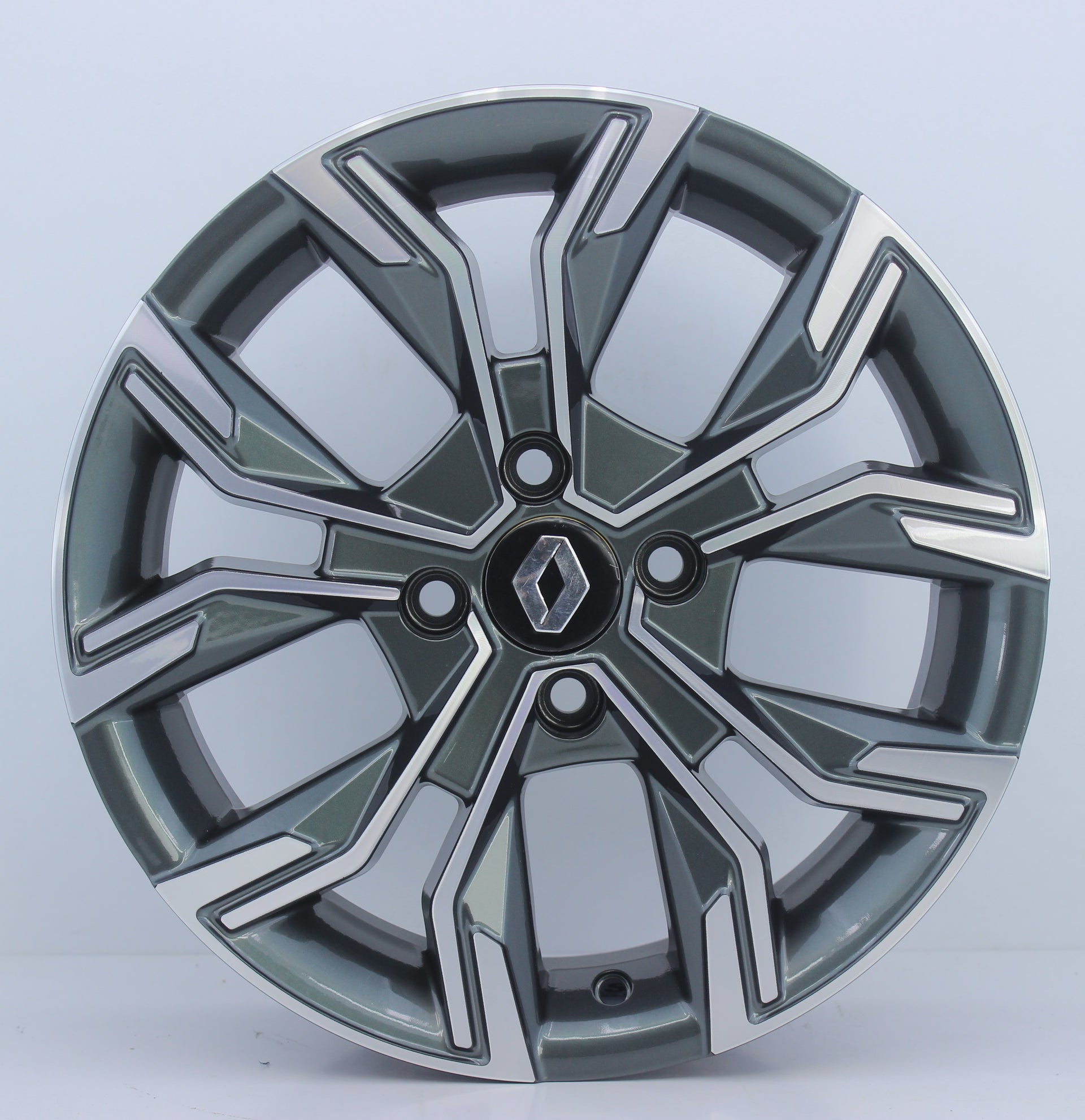 R1 Wheels 15 inç 4*100 ET35 Füme Jant Takımı (J-1352) - KolayOto