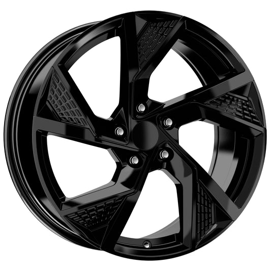 R1 Wheels 19 inç 5*112 ET35 Parlak Siyah Jant Takımı (J-880) - KolayOto