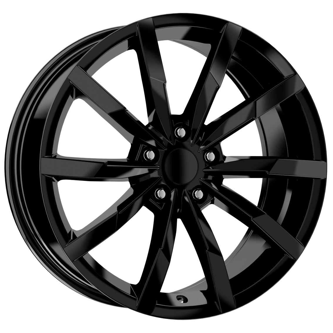 R1 Wheels 18 inç 5*112 ET40 Siyah Jant Takımı (J-1209) - KolayOto