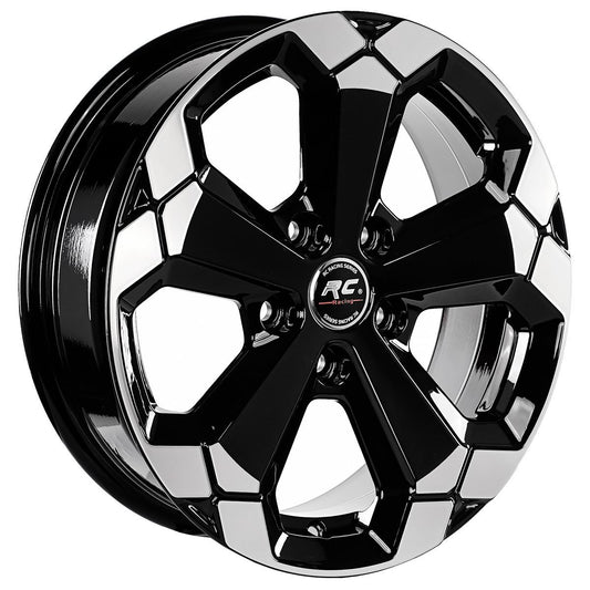 R1 Wheels 16 inç 5*100 ET32 Siyah Jant Takımı (J-3481) - KolayOto