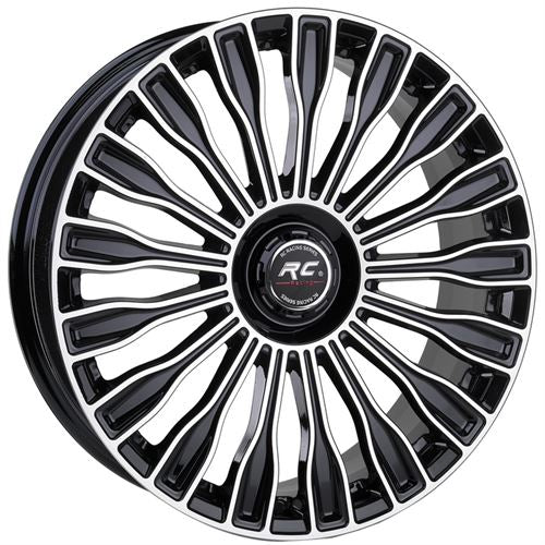 R1 Wheels 16 inç 5*112 ET35 Siyah Jant Takımı (J-3034) - KolayOto