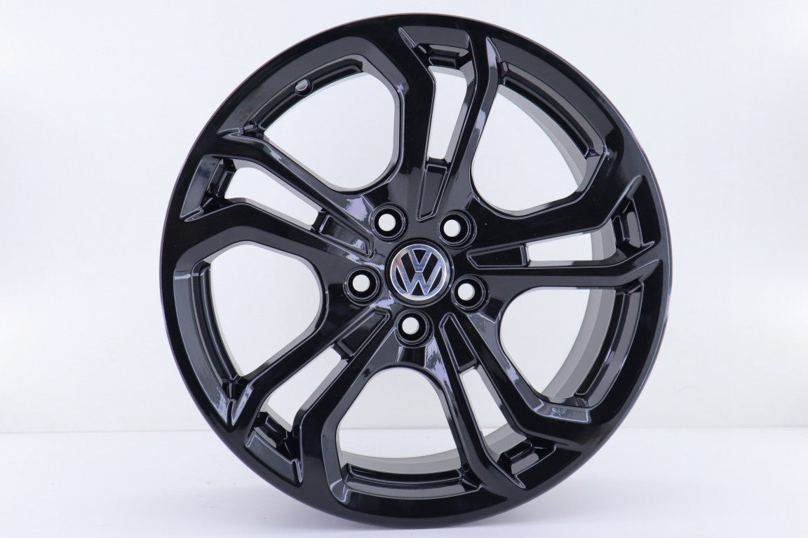 R1 Wheels 16 inç 5*100 ET35 Siyah Jant Takımı (J-1018) - KolayOto