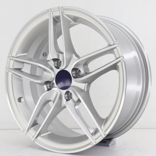 R1 Wheels 15 inç 5*100 ET35 Metalik Gri Jant Takımı (J-3667) - KolayOto
