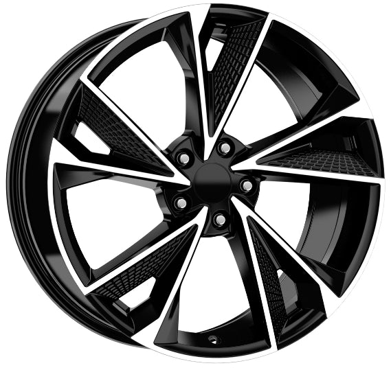 R1 Wheels 19 inç 5*112 ET29 Parlak Siyah Jant Takımı (J-2987) - KolayOto