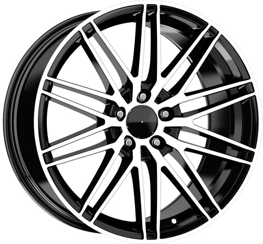 R1 Wheels 19 inç 5*112 ET40 Parlak Siyah Jant Takımı (J-925) - KolayOto