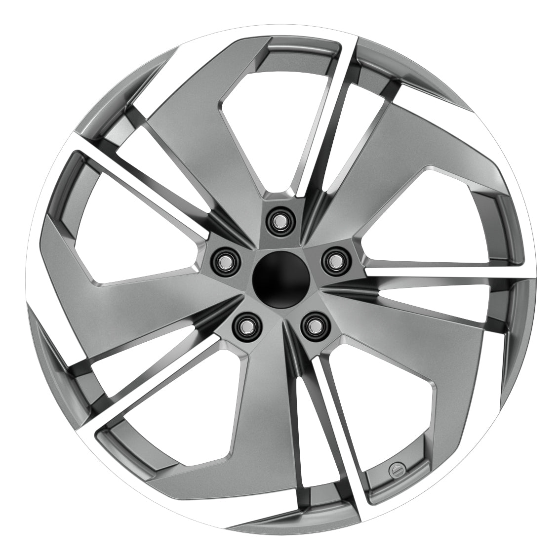 R1 Wheels 19 inç 5*112 ET45 Füme Jant Takımı (J-858) - KolayOto