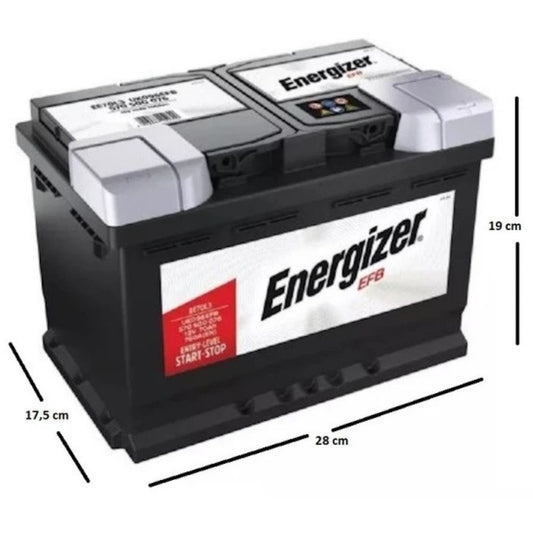 Energizer EFB Start-Stop 12V 70 Ah 760A (EN) Akü Modelleri