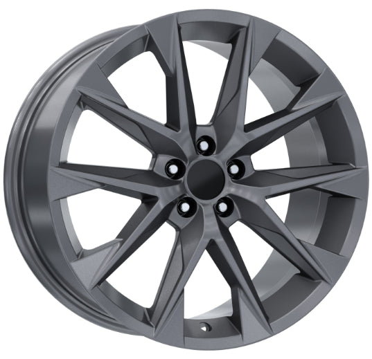 R1 Wheels 18 inç 5*112 ET45 Füme Jant Takımı (J-3573) - KolayOto