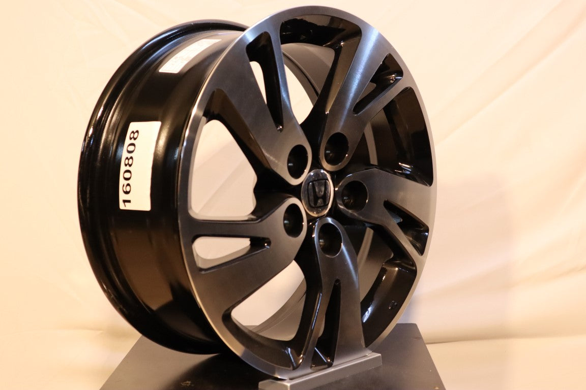 R1 Wheels 16 inç 5*114.3 ET37 Parlak Siyah Jant Takımı (J-2106) - KolayOto