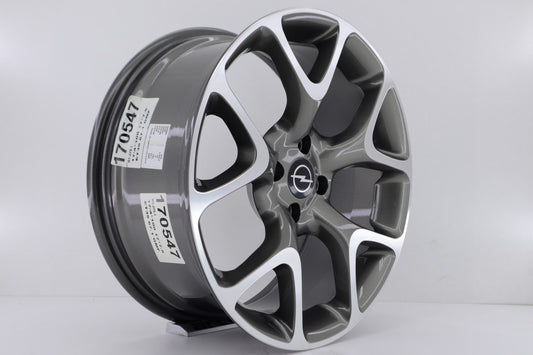 R1 Wheels 17 inç 4*100 ET35 Füme Jant Takımı (J-803) - KolayOto