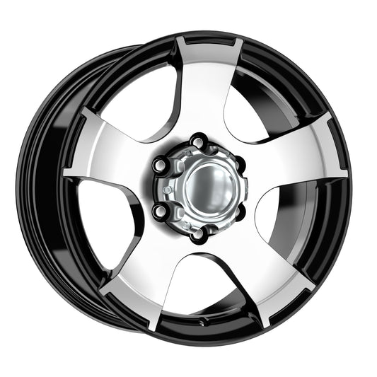 R1 Wheels 16 inç 6*120 ET35 Parlak Siyah Jant Takımı (J-3765) - KolayOto