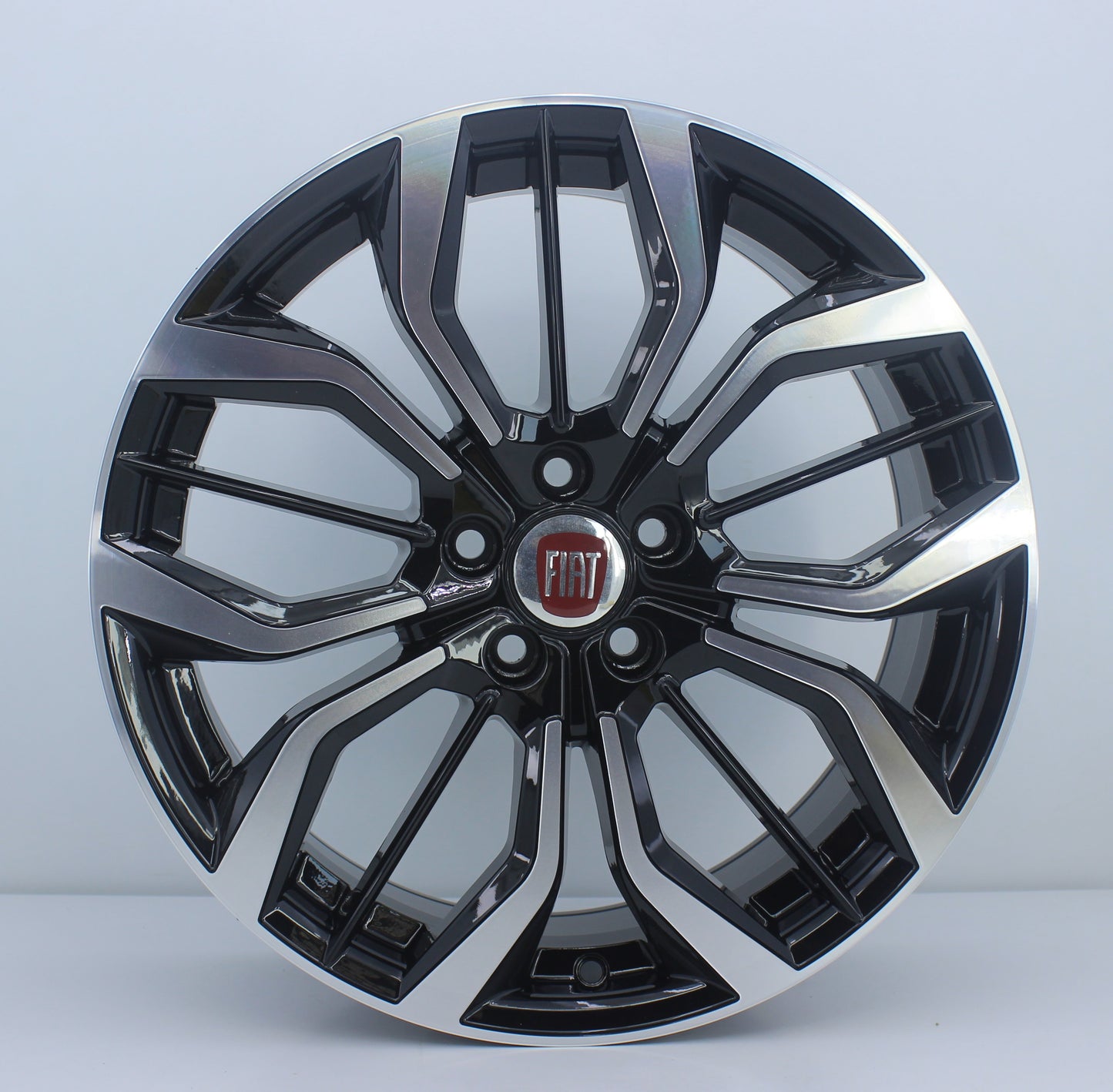 R1 Wheels 17 inç 4*100 ET40 Parlak Siyah Jant Takımı (J-1228) - KolayOto