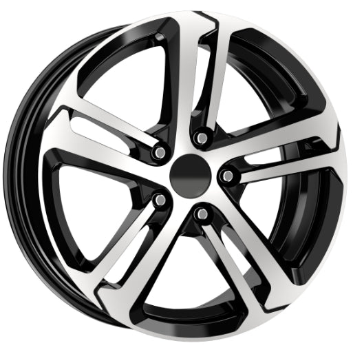 R1 Wheels 15 inç 4*108 ET25 Parlak Siyah Jant Takımı (J-3582) - KolayOto
