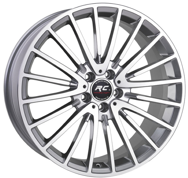 R1 Wheels 21 inç 5*112 ET34 Metalik Gri Jant Takımı (J-1366) - KolayOto