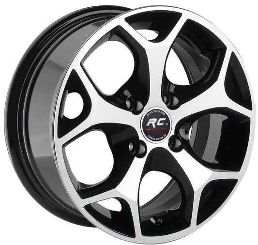 R1 Wheels 15 inç 4*100 ET35 Siyah Jant Takımı (J-3096) - KolayOto