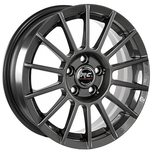 R1 Wheels 15 inç 4*108 ET20 Füme Jant Takımı (J-3364) - KolayOto