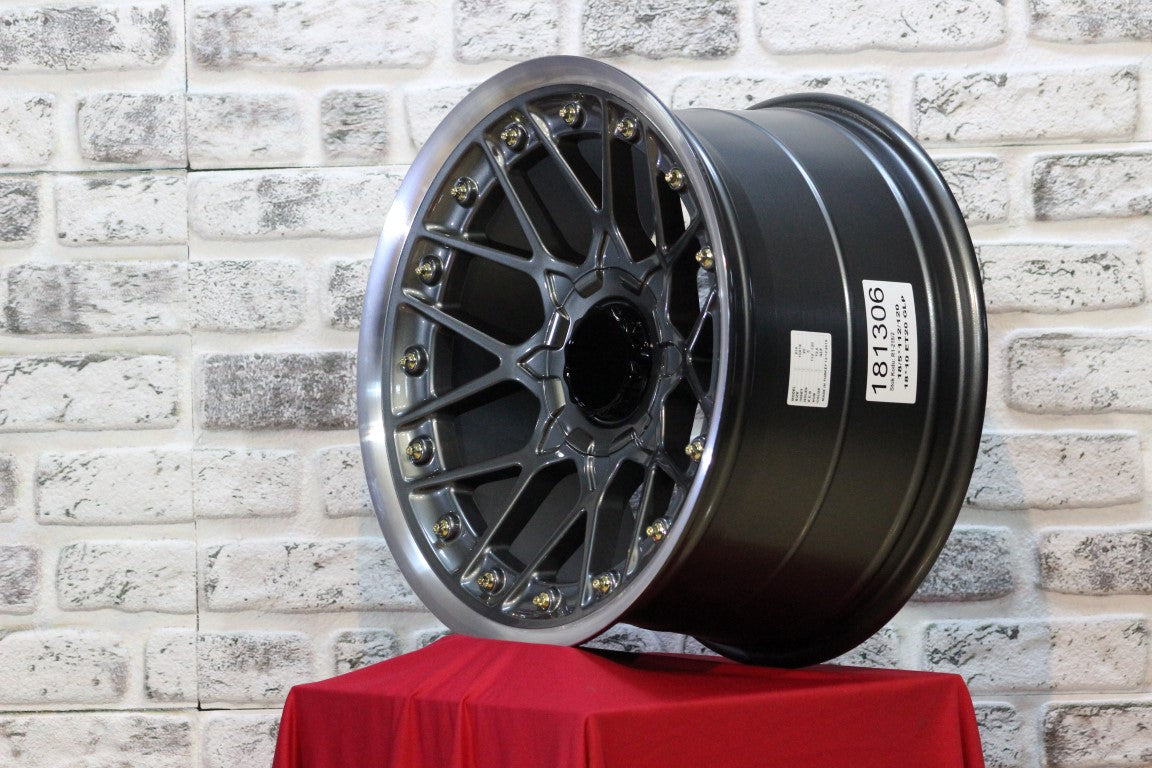 R1 Wheels 18 inç 5*112 ET20 Füme Jant Takımı (J-1025) - KolayOto