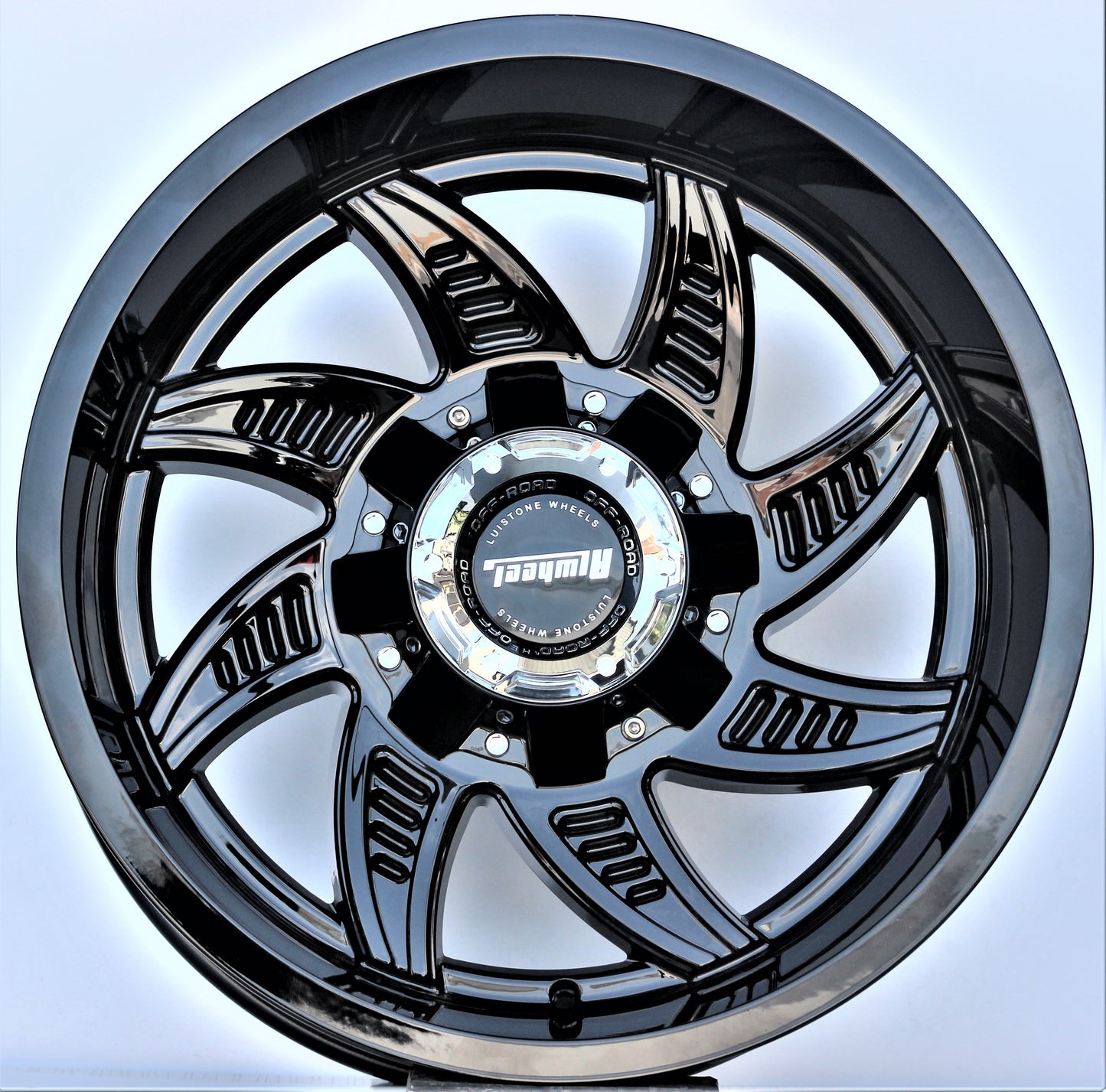 R1 Wheels 20 inç 6*139.7 ET45 Siyah Jant Takımı (J-204) - KolayOto