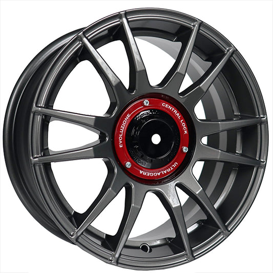 R1 Wheels 15 inç 4*108 ET35 Füme Jant Takımı (J-2959) - KolayOto