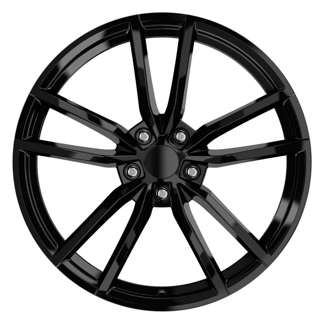 R1 Wheels 19 inç 5*112 ET42 Parlak Siyah Jant Takımı (J-874) - KolayOto