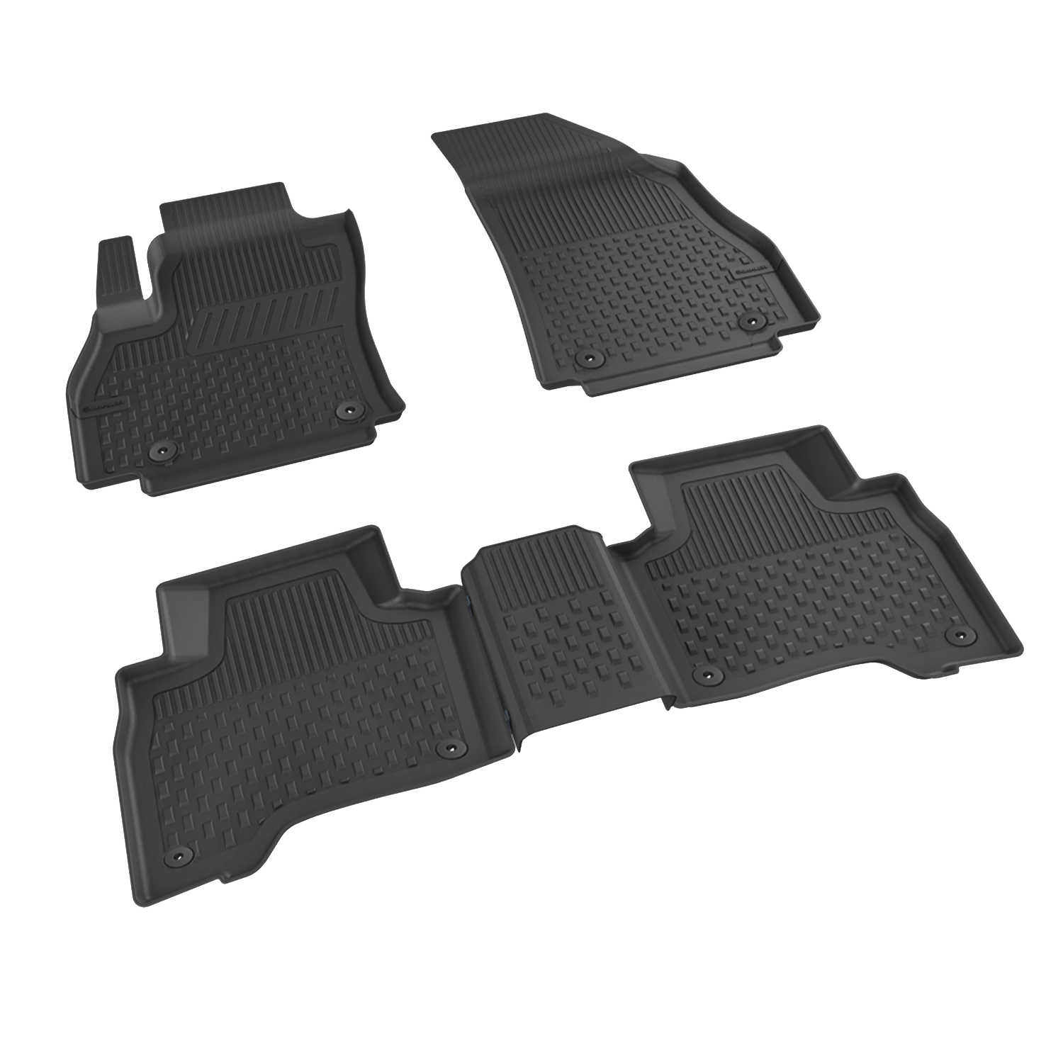 Sahler Fiat Fiorino Dizel 2008-2019 / Fiat Fiorino Benzinli 2008+ Uyumlu 4.5D Havuzlu Siyah Oto Paspas Takımı - KolayOto