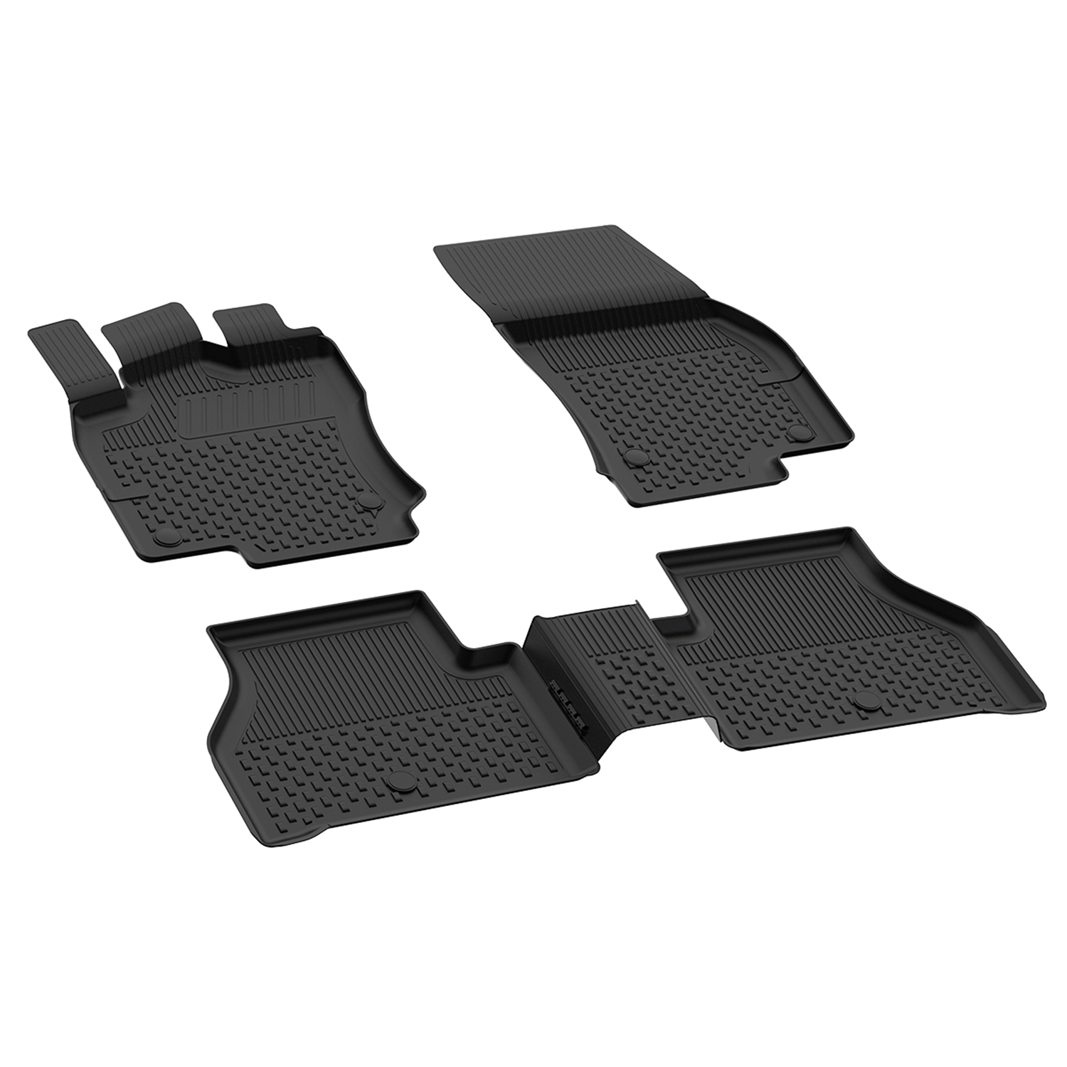 Sahler Ford Tourneo Connect I 2002-2013 Uyumlu 4.5D Havuzlu Siyah Oto Paspas Takımı - KolayOto