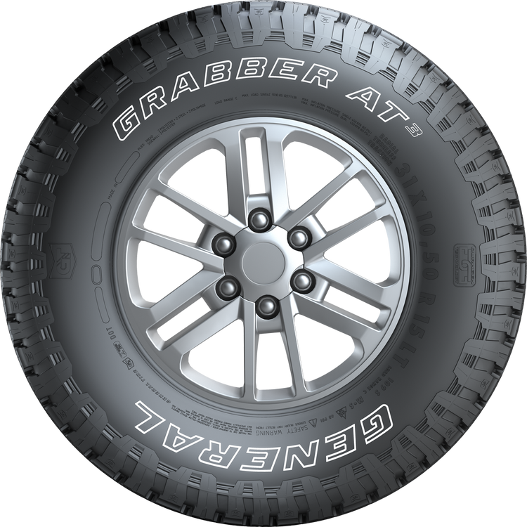General Tire Grabber AT3 265/60R18 110H M+S 3PMSF FR BSW - KolayOto