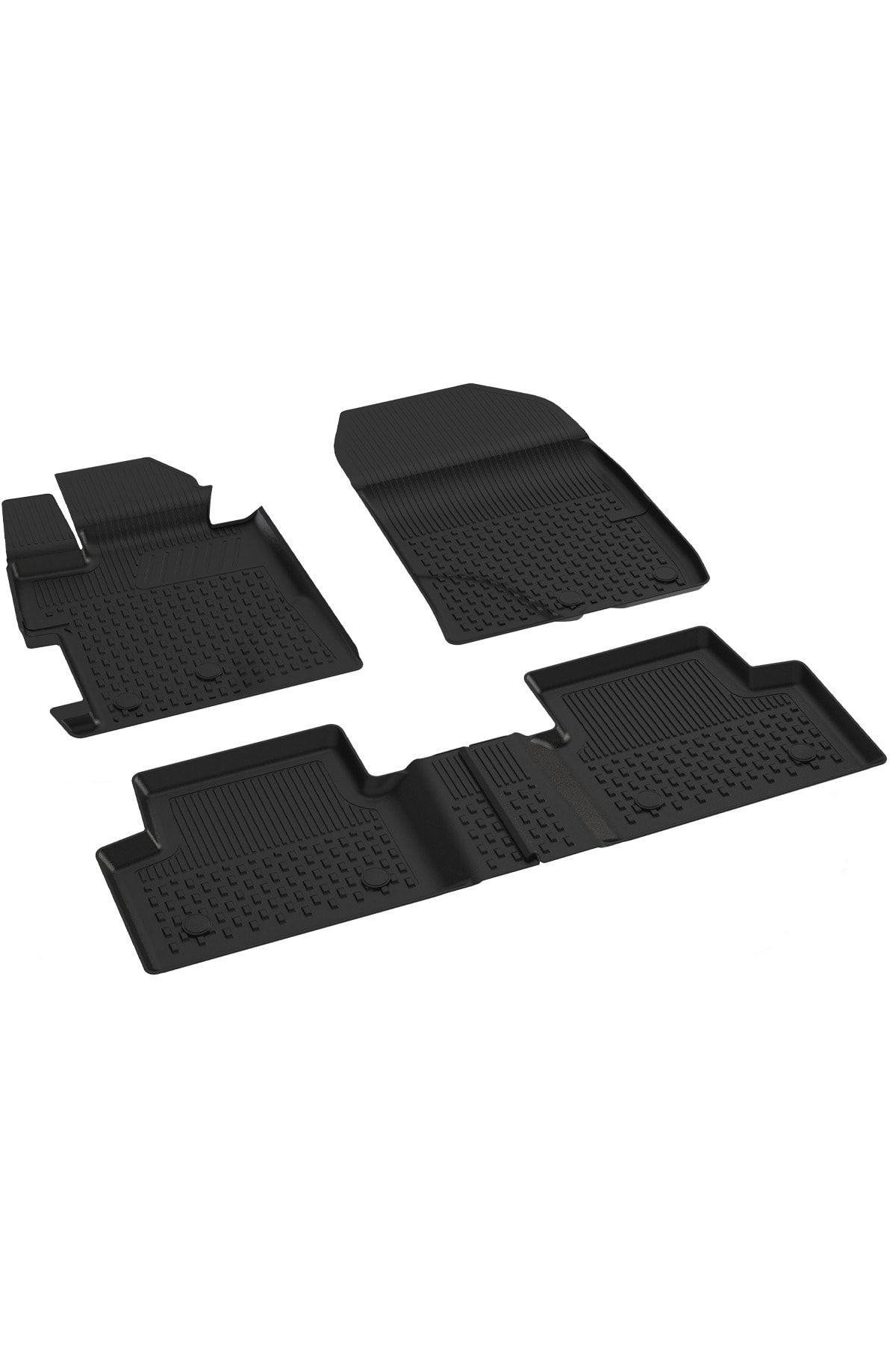 Sahler Honda Civic 2006-2012 Uyumlu 4.5D Havuzlu Siyah Oto Paspas Takımı - KolayOto