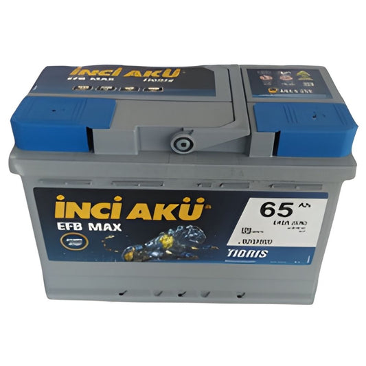 İnci Max EFB Start-Stop 12V 65 Ah 640A (EN) Akü