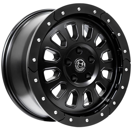 Black Wolf 18 inç 5*130 ET55 Mat Siyah Karavan Jant Takımı (J-6197)