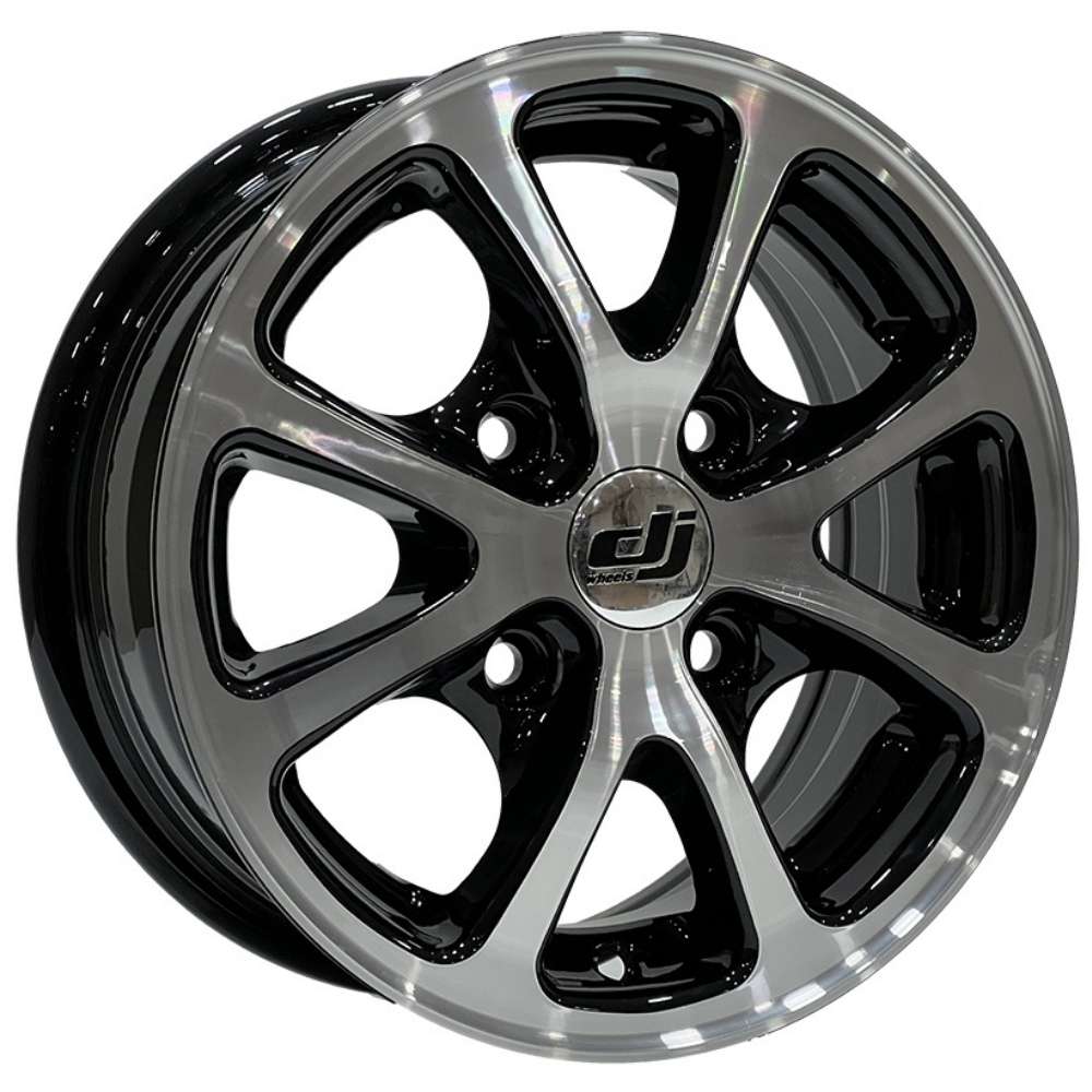 DJ 13 inç 4*100 ET30 Parlak Siyah Jant Takımı (J-3222)