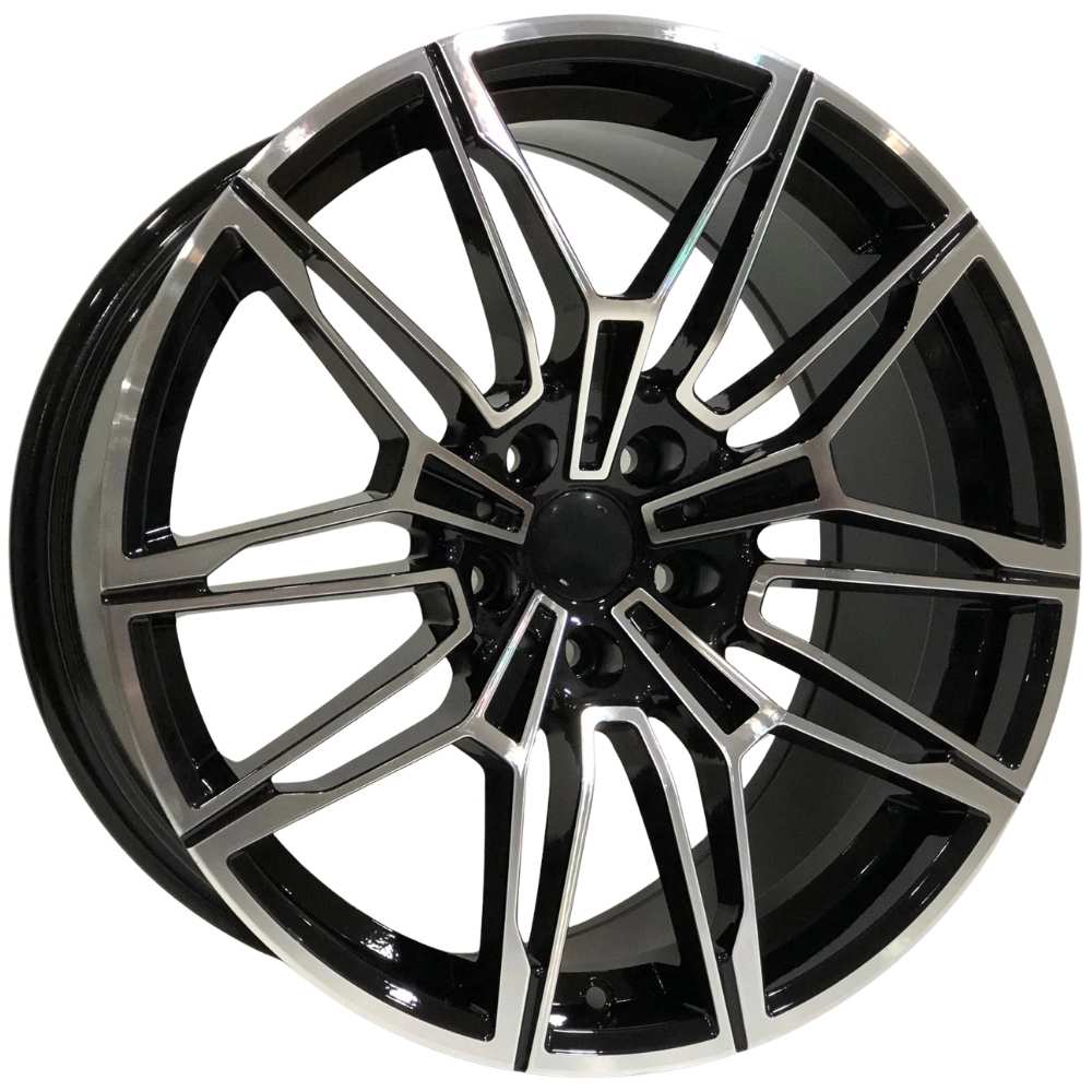 Kormetal 18 inç 5*112 ET37 Parlak Siyah Jant Takımı (J-1828)