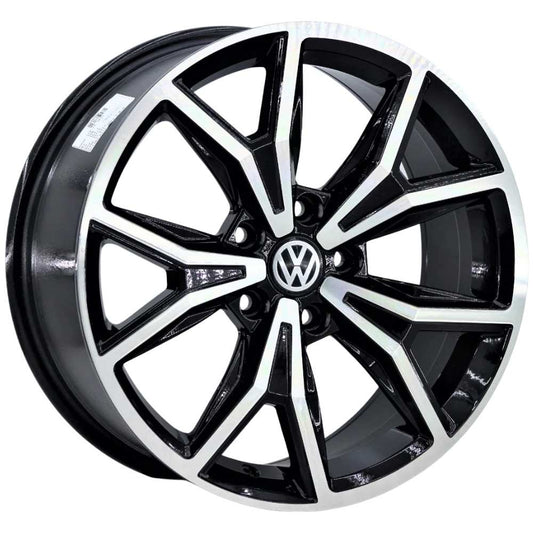 Kormetal 17 inç 5*112 ET40 Parlak Siyah Jant Takımı (J-1810)