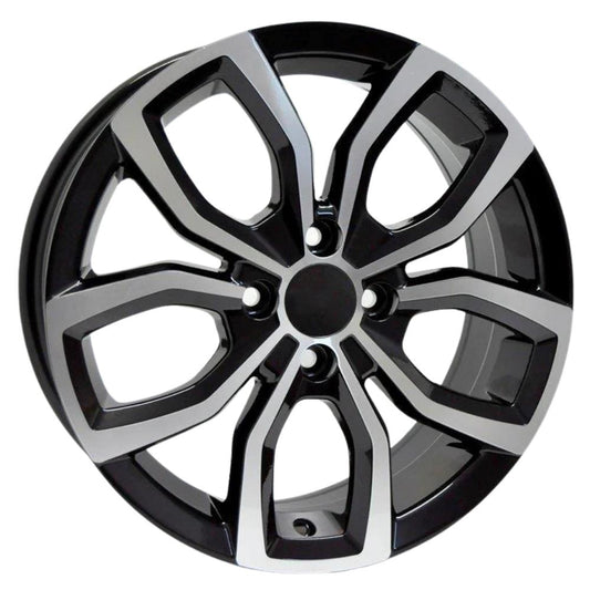 Kormetal 16 inç 5*114.3 ET44 Parlak Siyah Jant Takımı (J-1816)