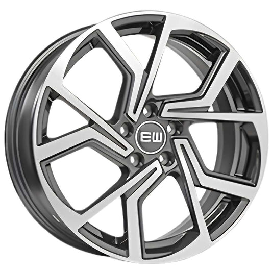 Elite 17 inç 5*100 ET40 Metalik Gri Jant Takımı (J-1872)